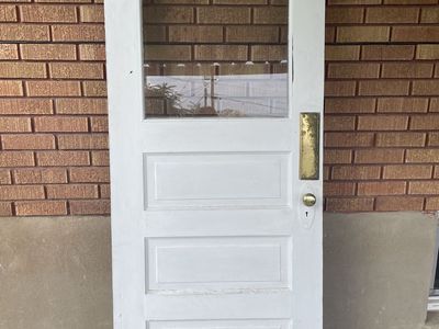 Vintage Wood Entry Door