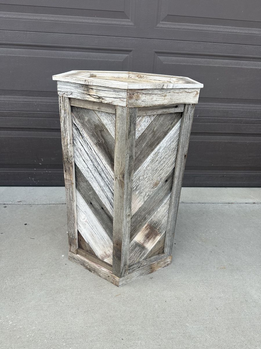 Deer Sized Taxidermy Pedestal/ Barn wood