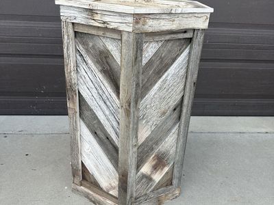 Deer Sized Taxidermy Pedestal/ Barn wood