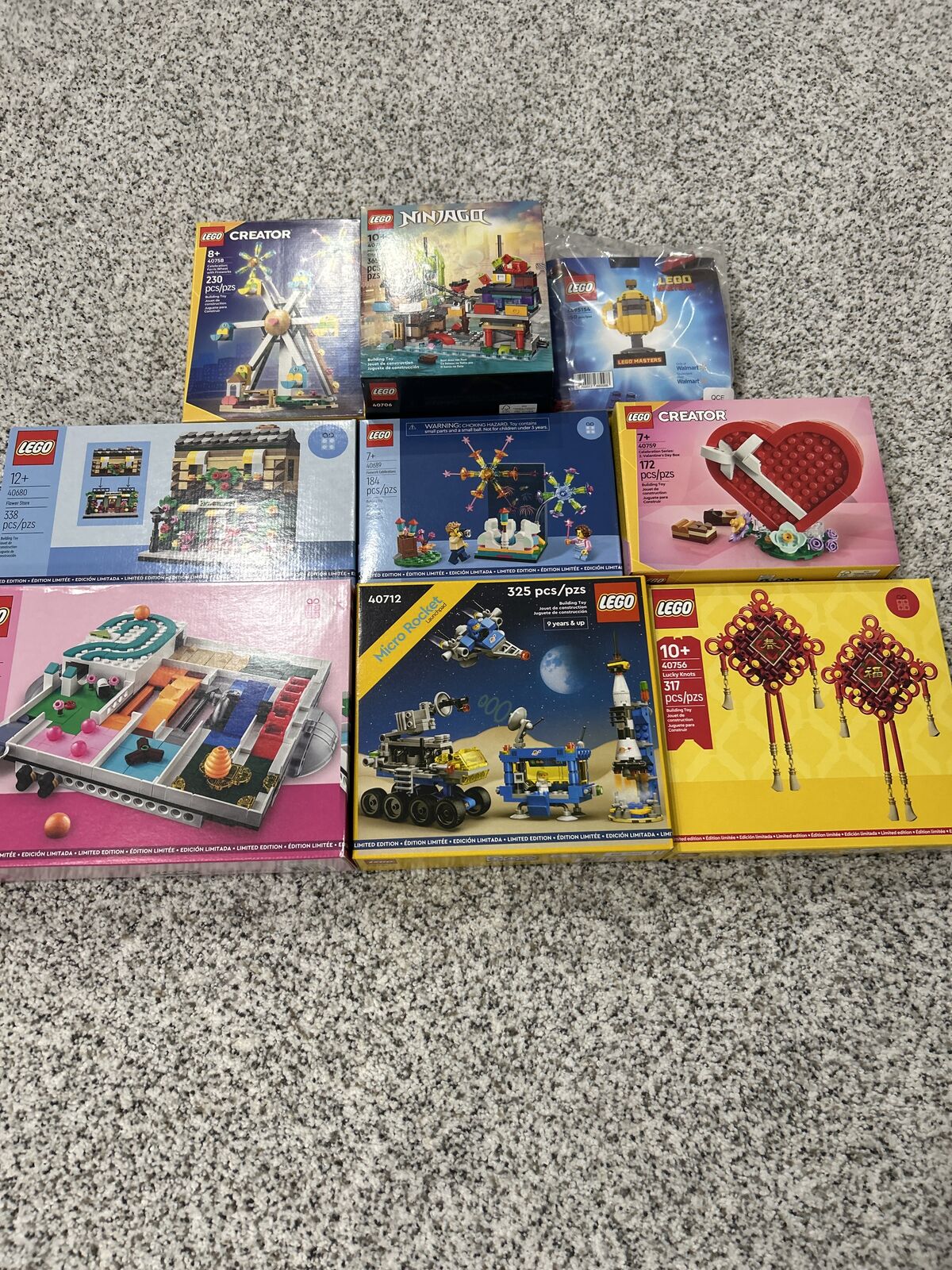 Lego 40712 Micro Rocket 40680 Flower Store 40706 Micro Ninjago City Markets