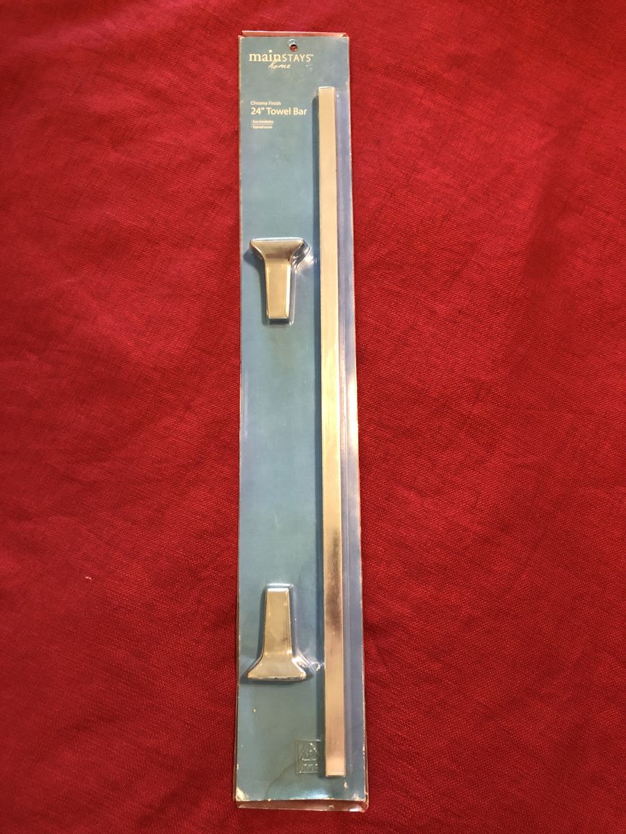 24" Towell Bar with Chrome Finish