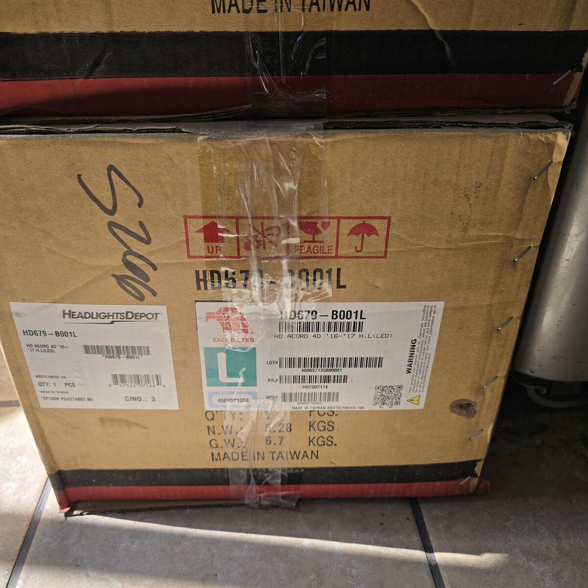 LED Headlight for 16-17 Honda Accord Sedan Touring