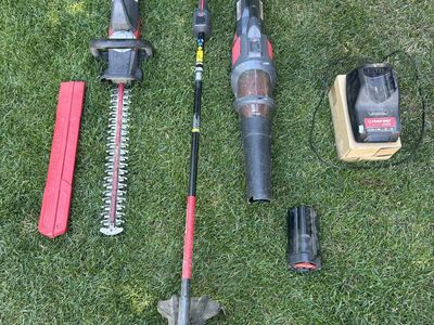 TROY-BILT BATTERY YARD TOOLS