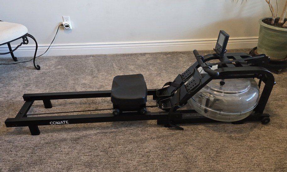 CONATE Water Rowing Machine Exercise Rower with Digital Display