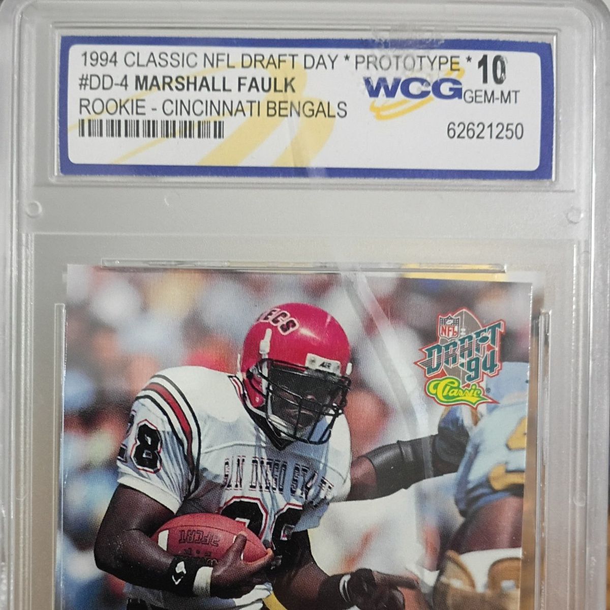 1994 Classic Marshall Faulk #DD4 Graded 10 Card