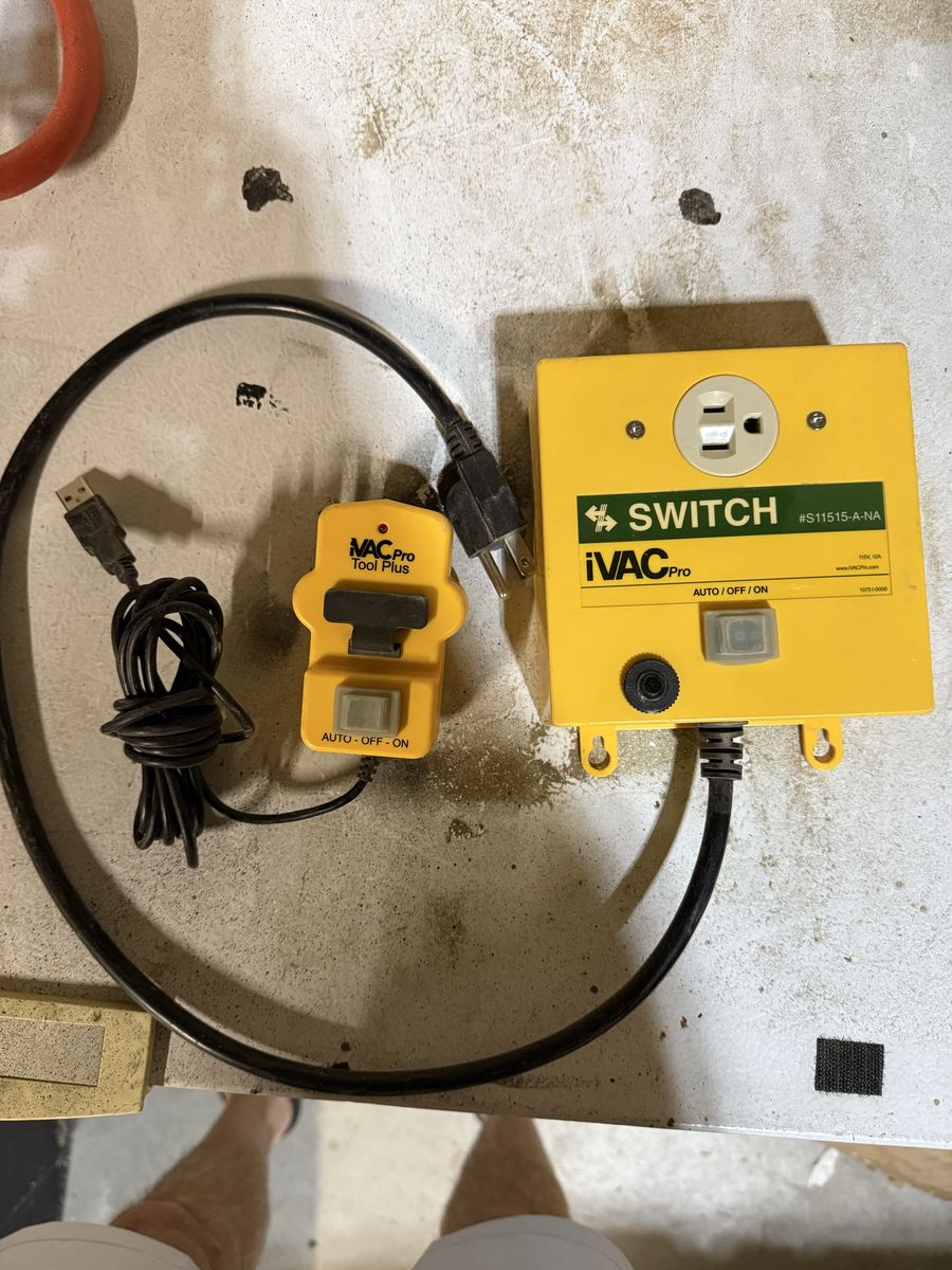 Ivac Wireless Dust Collection Controller and Switch
