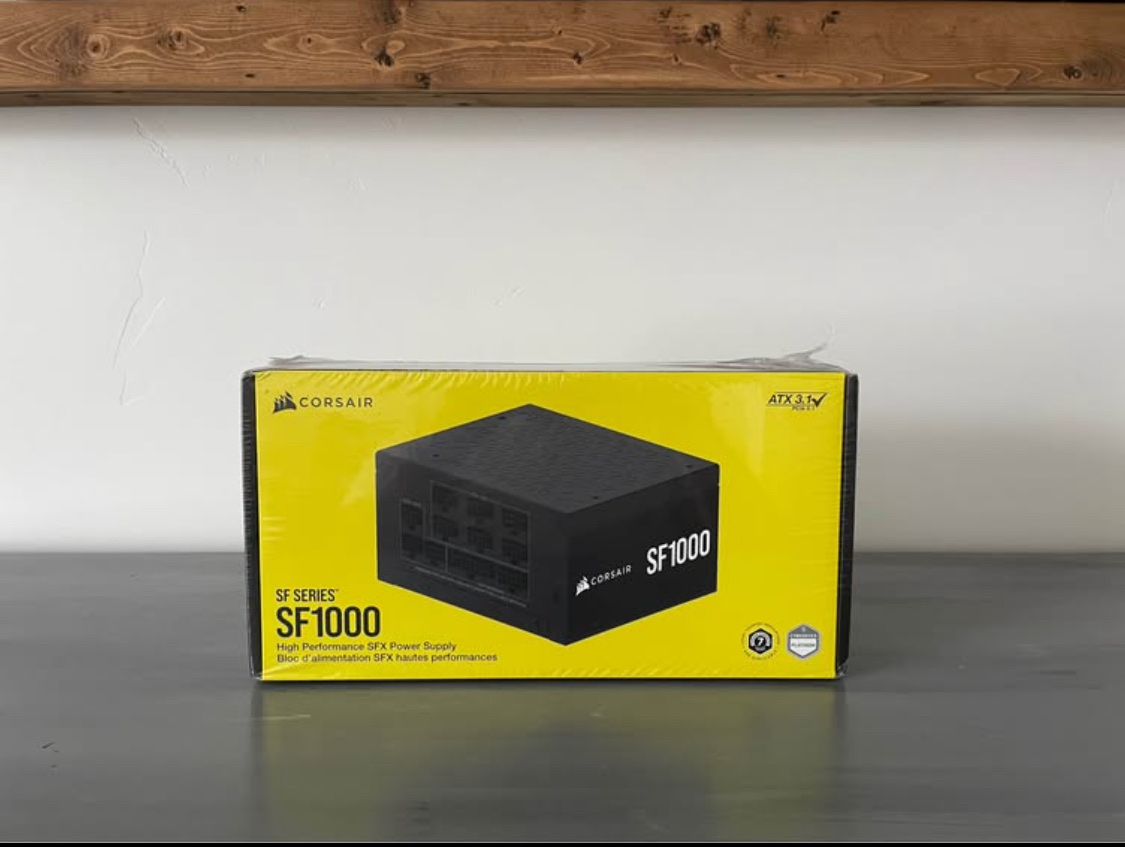 NEW Corsair SF1000 SFX Platinum 1000W PSU power supply Type 5 cables SFF ITX