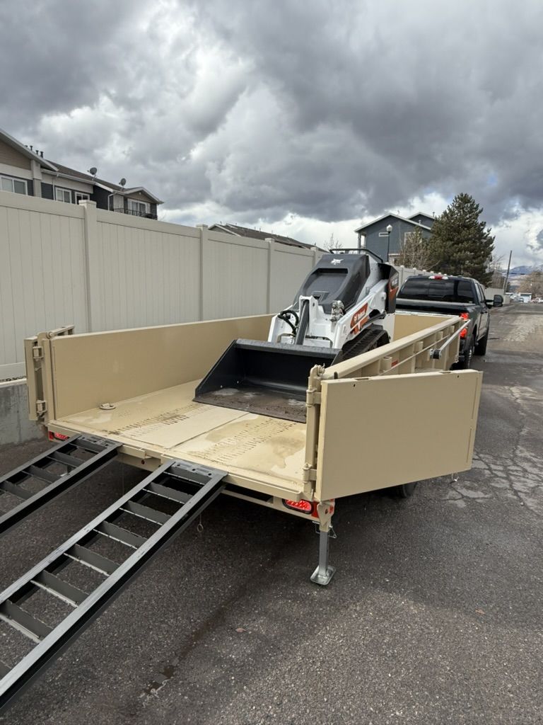 Mini Skid Steer + Dump Trailer Rental – Bobcat MT120 and Dump Trailer Combo