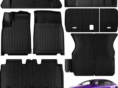 TSLDRV All-Weather Floor Mats & Cargo Liners for Tesla Model X (5-Seater)