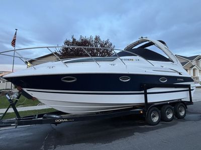 2007 Doral Prestancia (28’) Cuddy Cabin Boat - Twin 350 Mag MPI Mercruiser Engines, Trailer Included, Ready for the Water