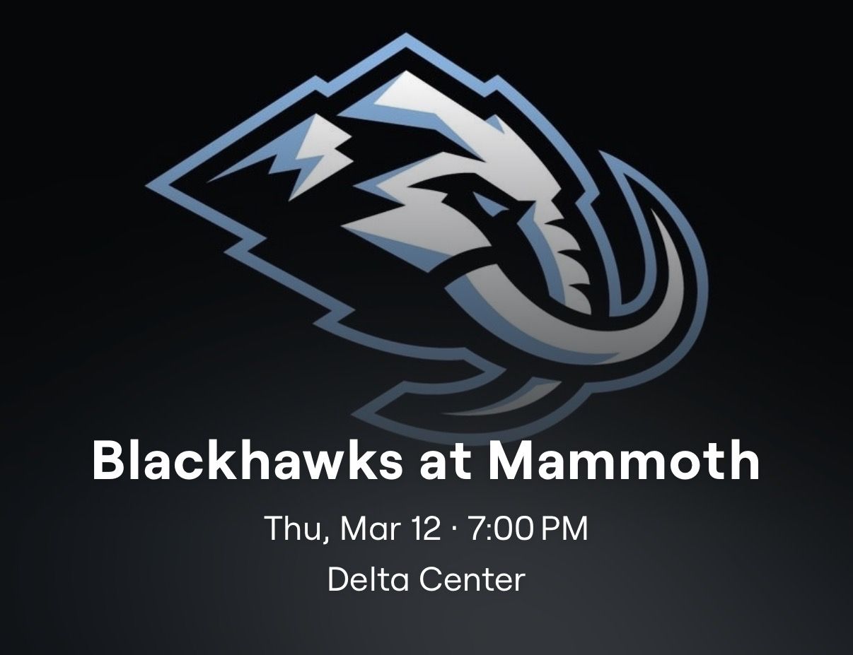 Mammoth vs Blackhawks x2