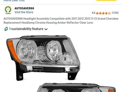 2011-2013 Jeep Grand Cherokee new headlights