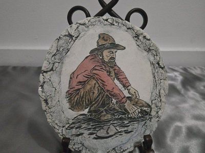 7x7 Collectible 'Shapes by Stan' Clay Plaque