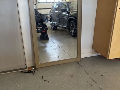 Large Framed Mirror - Perfect for Home Decor or Entryway
