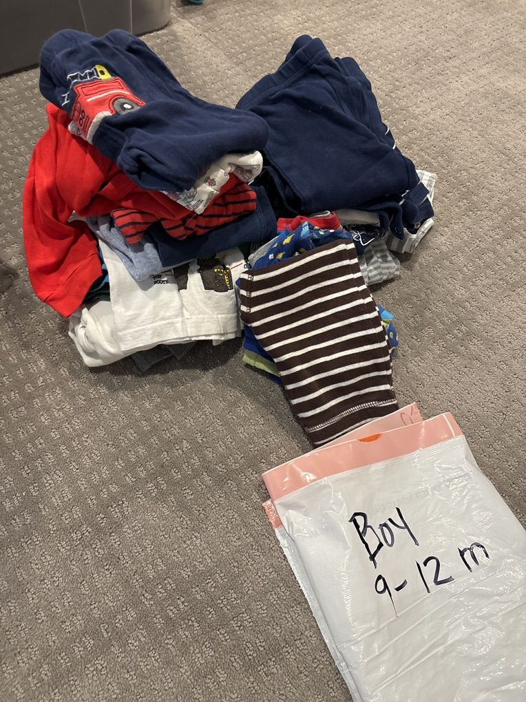 Boys 9-12 Months Clothes Grab Bag