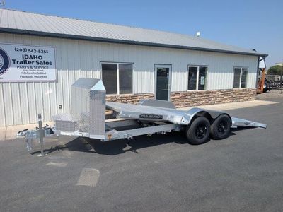 2027 Aluma 8218H-Anv-Tilt 80' x 19' 9' Aluminum Tilt Deck Car Hauler 10K