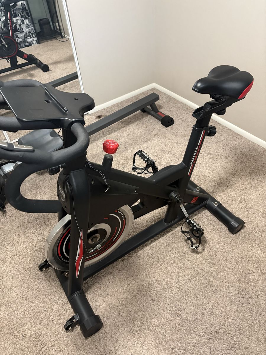 Dmasun Exercise Bike Indoor Cycling Stationary Workout Bike