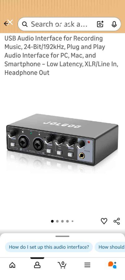 USB audio interface