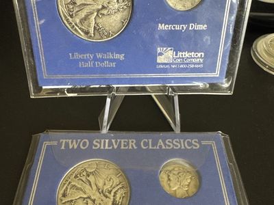 Liberty Walking Half Dollar/ Mercury Dime Set by Littleton Coin.