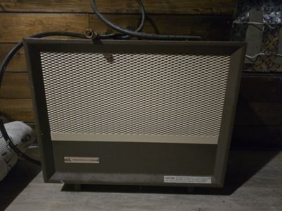 Perfection Vintage Gas Heater Room Heater Brown Vented