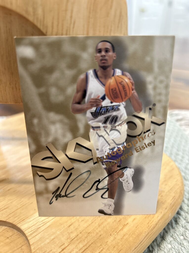 Howard Eisley Utah Jazz Autograph Certified Auto