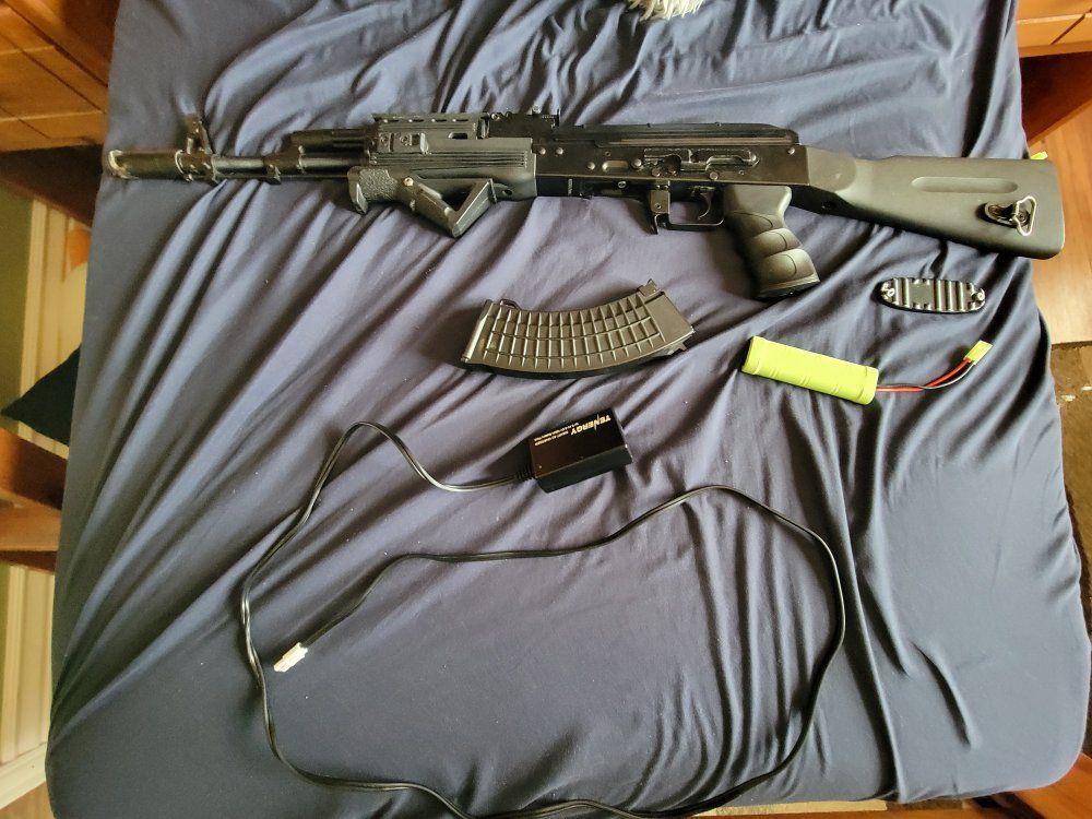 black airsoft ak