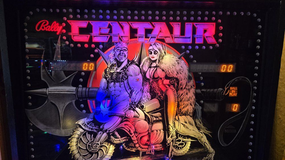 Centaur pinball machine & others