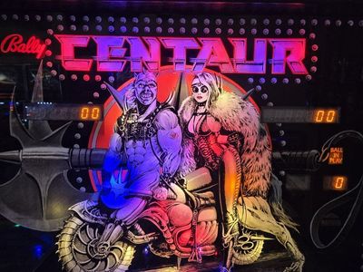 Centaur pinball machine & others