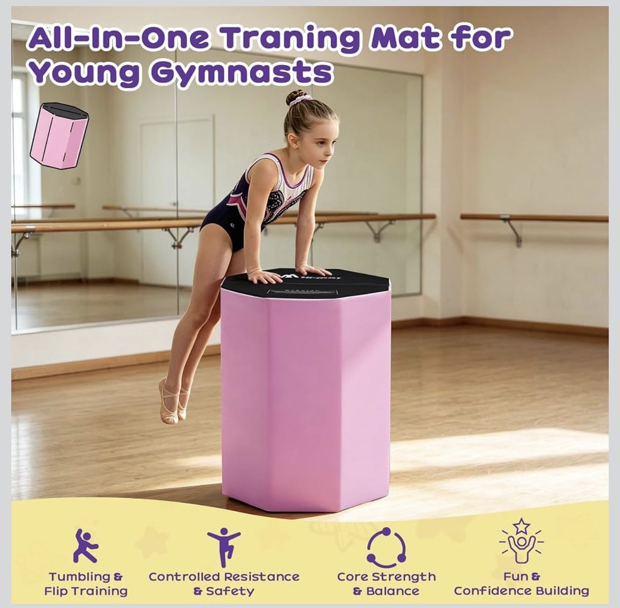 Medium Octagonal Fitness Bag Weight Training Gear