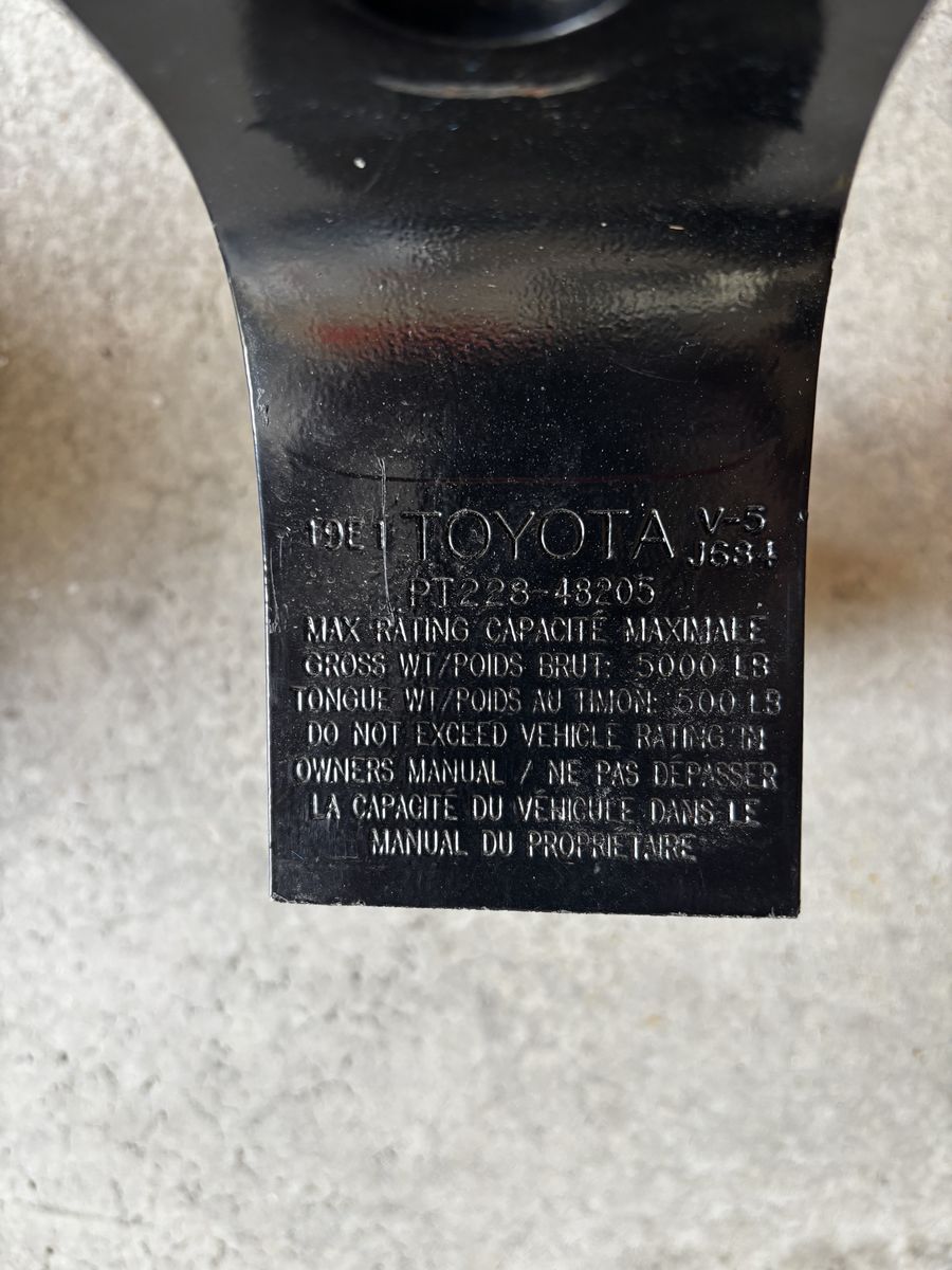 Toyota Ball Hitch mount