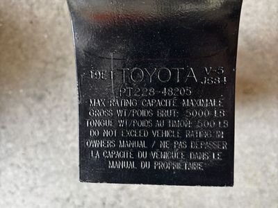 Toyota Ball Hitch mount
