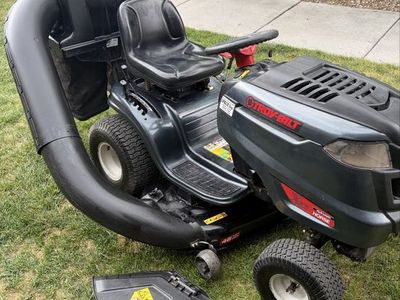 Troybilt horse riding mower