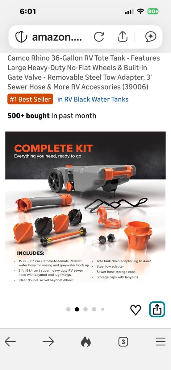 Rhino 36 Gallon Tote Tank