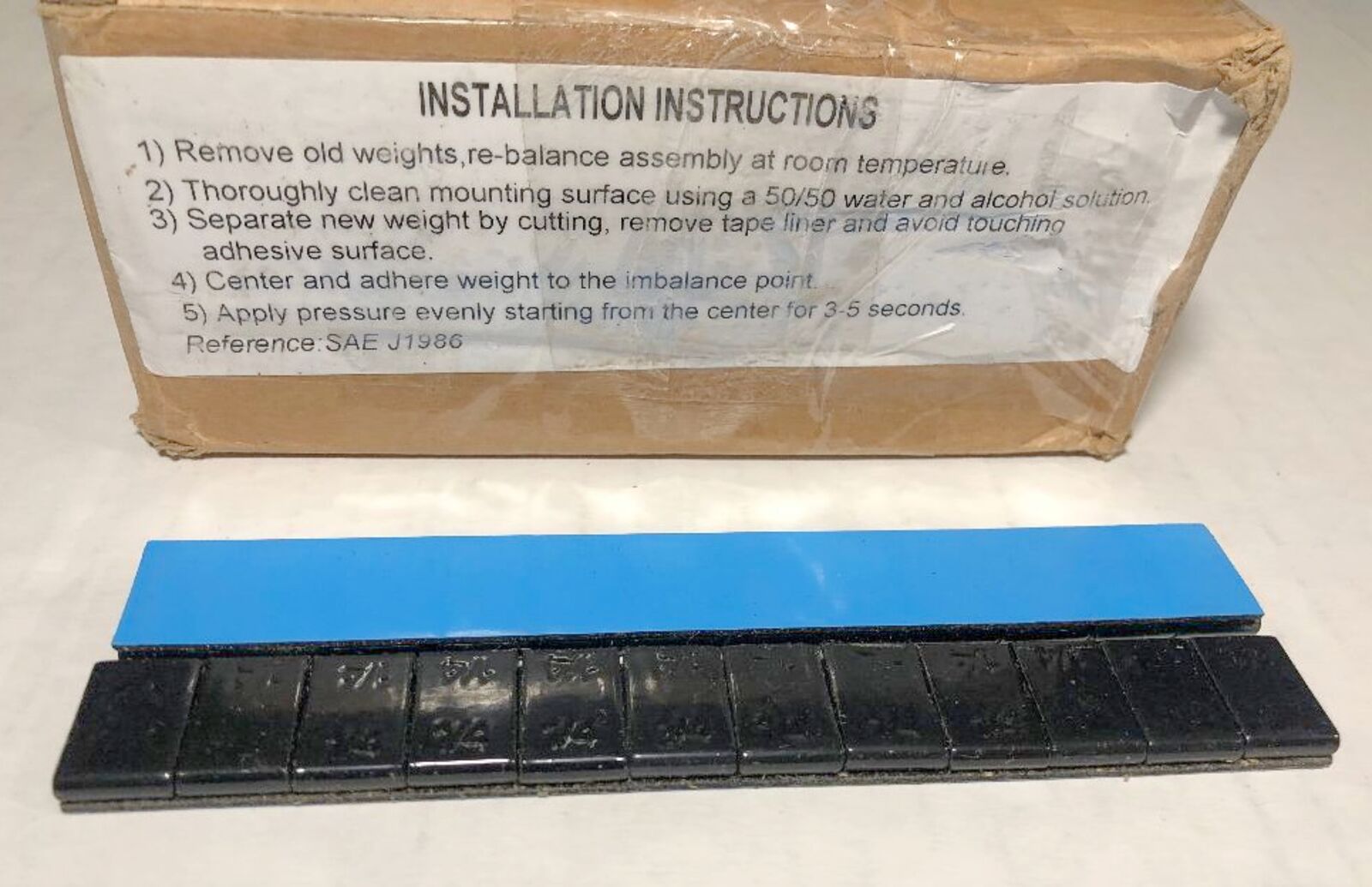 Tire / Wheel Balancing Self-Adhesive 1/4 oz Wheel Weights - Box of 576