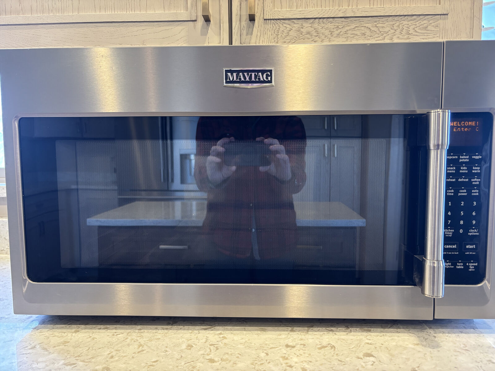 Maytag Stainless Steel Over-the-Range Microwave – Excellent Condition