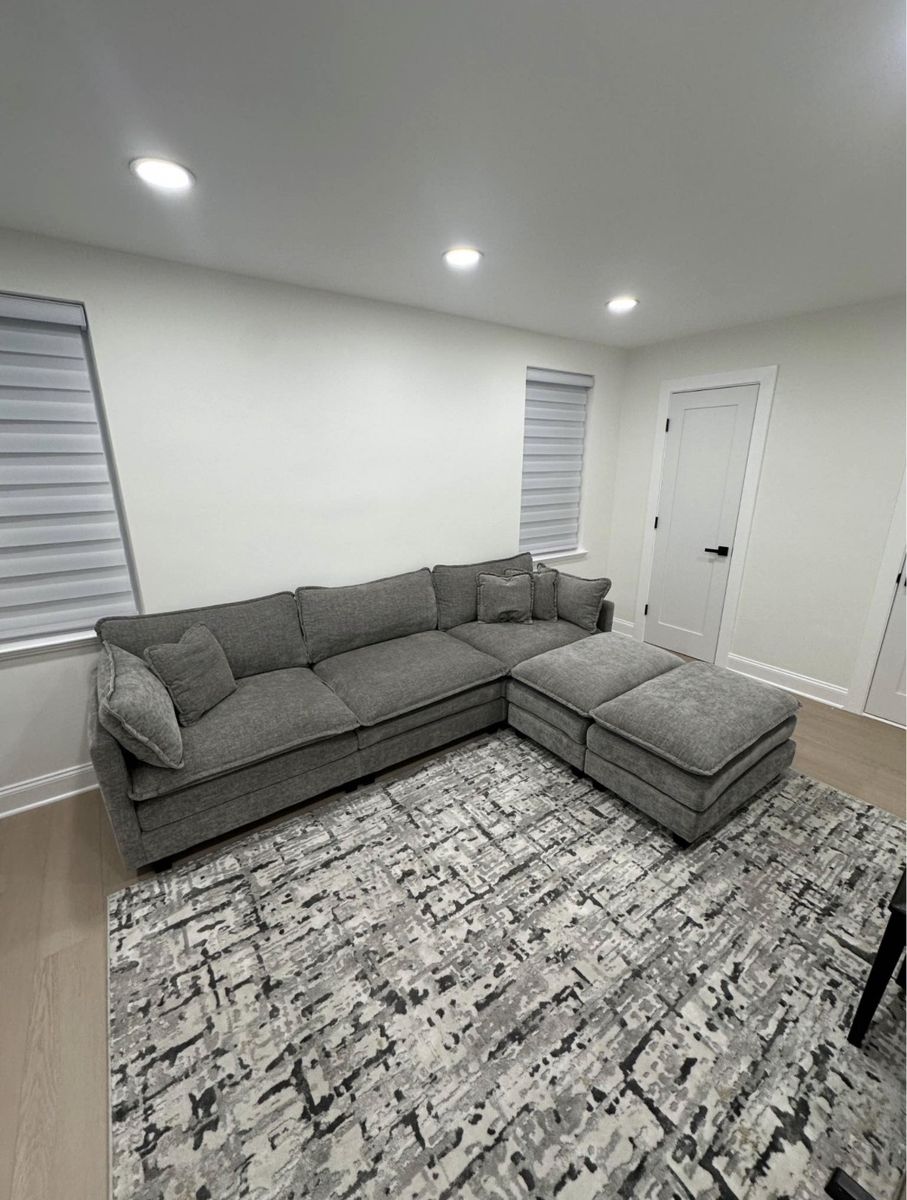 Beautiful comfortable sectional couch