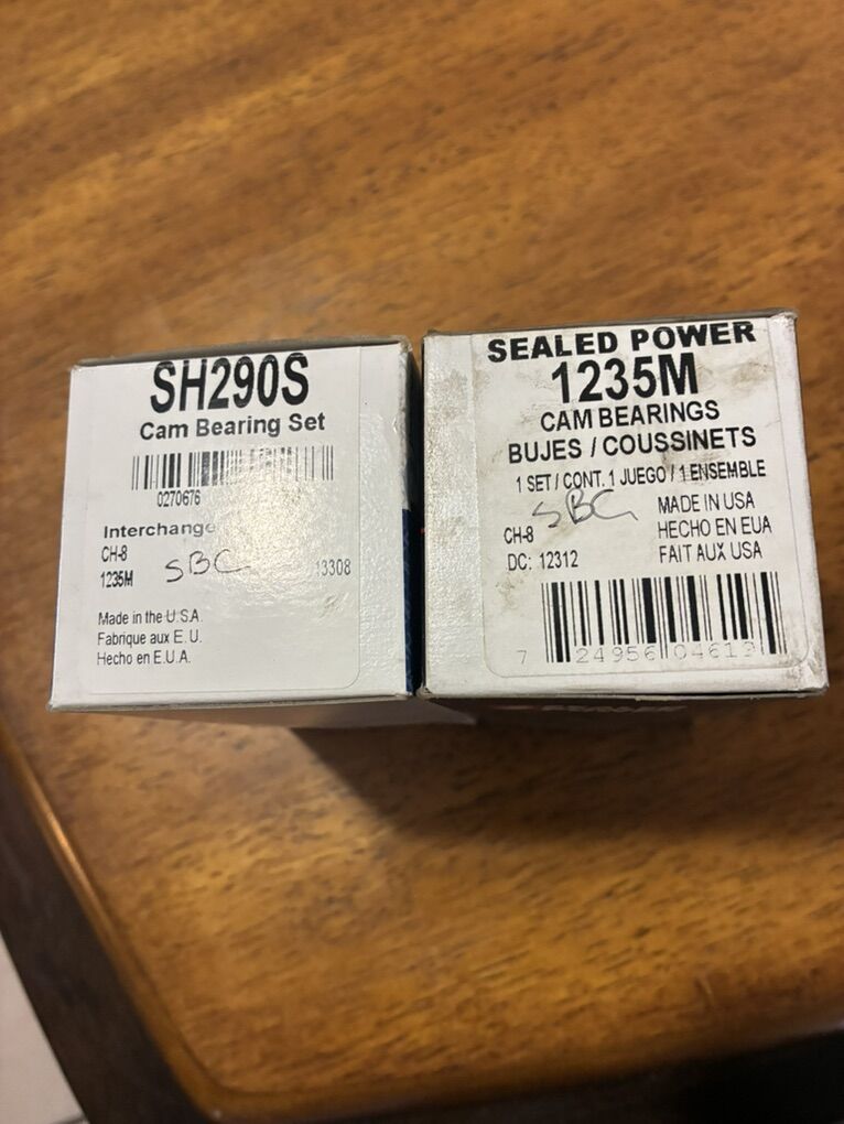 Federal Mogul SBC Cam Bearings