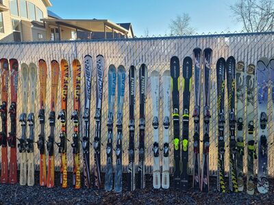intermediate to advanced skis