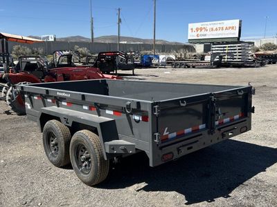 6.5x12 Lamar DM Dump Trailer - 18" Sides - 10K GVWR -