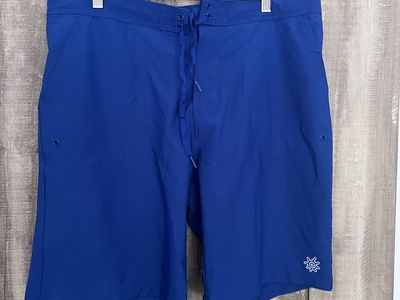 UV Skinz Women's Blue Board Shorts Swim Trunks Size XL UPF 50+