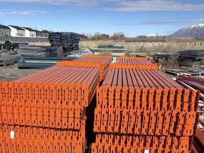 Used Pallet Racking-Industrial Pallet Rack-Warehouse Shelving/Shelves-Teardrop Beams-Uprights-Wire decking-Material Handling