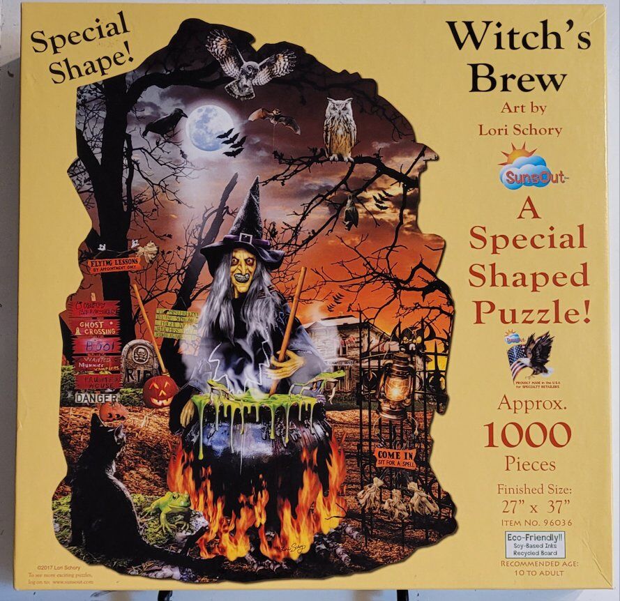SUNSOUT INC - Witch's Brew - 1000 pc Special Shape