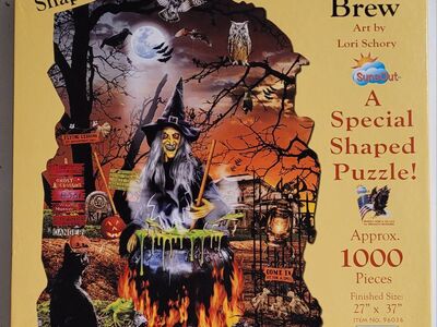 SUNSOUT INC - Witch's Brew - 1000 pc Special Shape