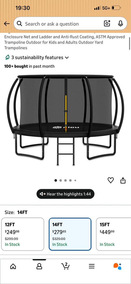 14FT Trampoline