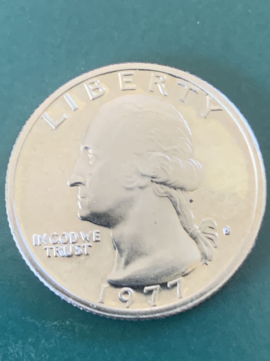1977 D Unc Quarter Dollar