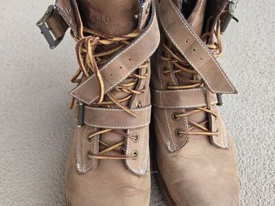 Ralph Lauren Leather Boots Men's 10.5