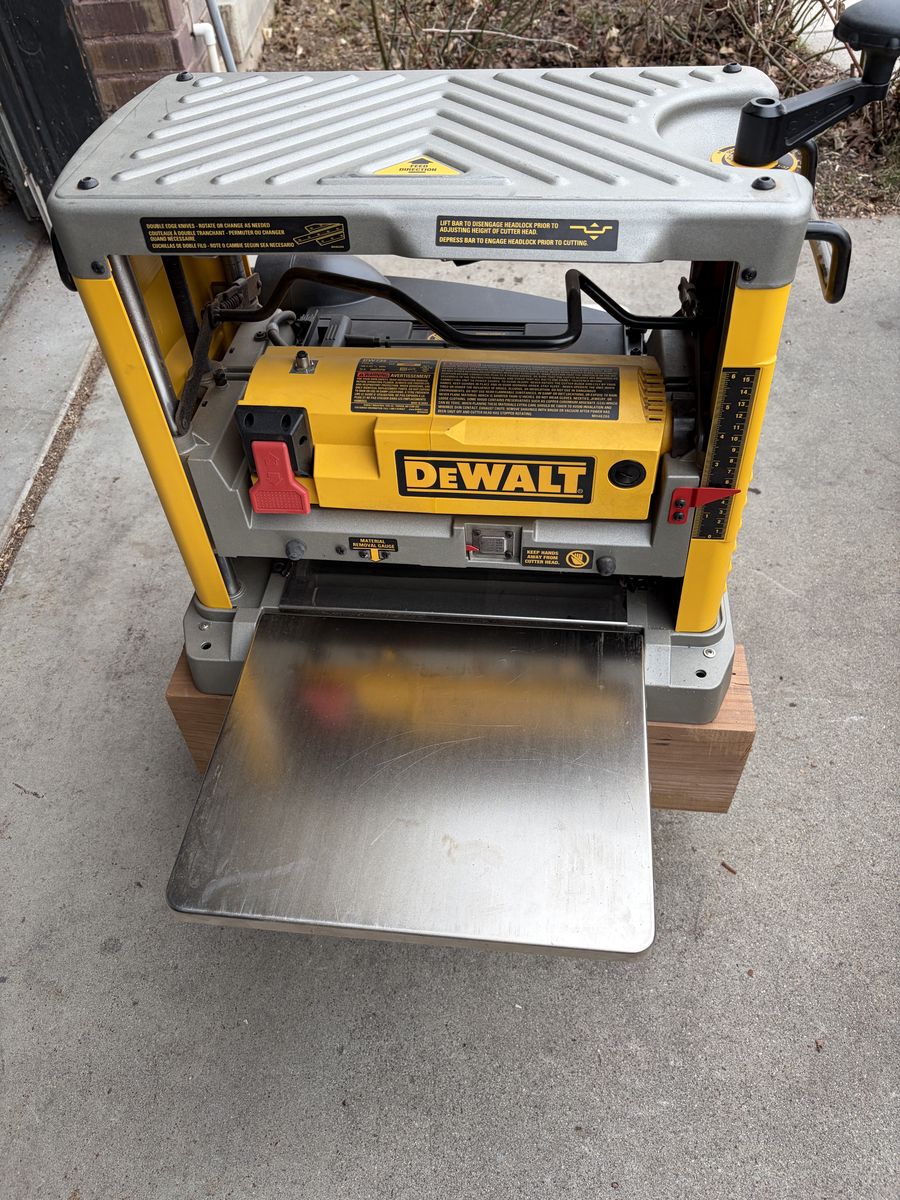 dewalt thickness planer 12 1/2