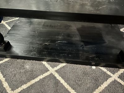Black coffee table