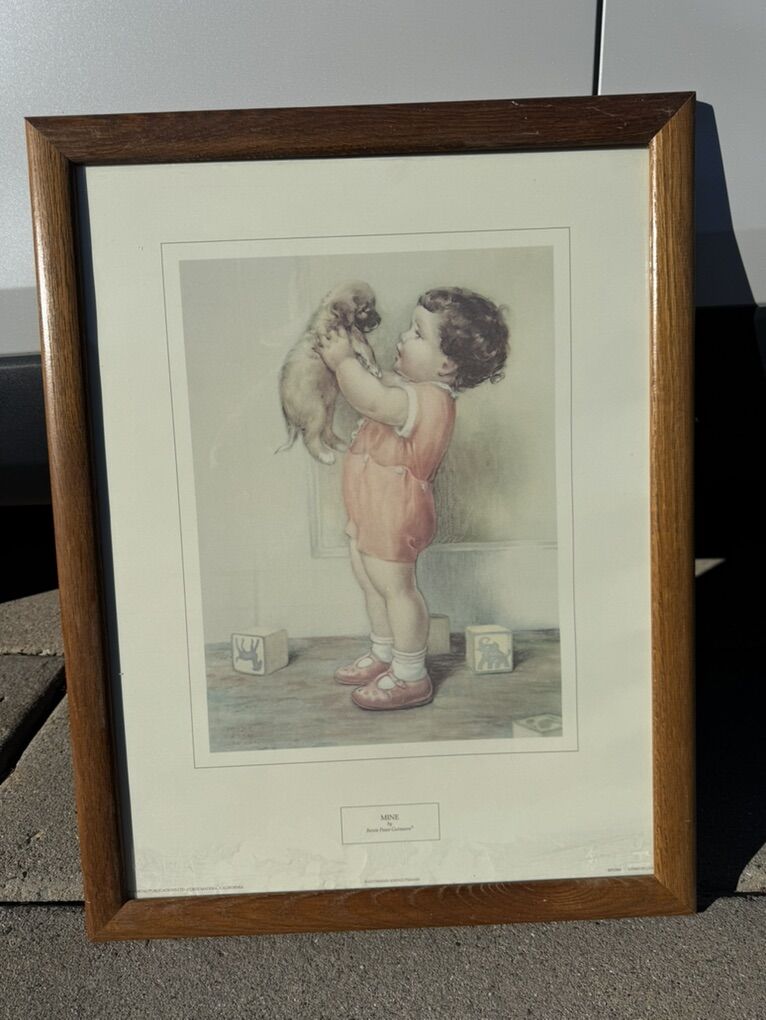 Bessie P Guttman framed Print- Large Size
