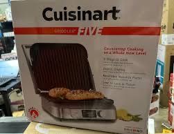 Cuisinart GR5BP1 1500 W Electric Grill & Griddle Pan - Silver